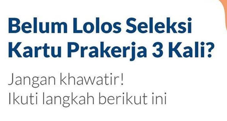 Link Surat Pernyataan Gagal 3 Kali Prakerja Link Surat Pernyataan Gagal 3 Kali Prakerja