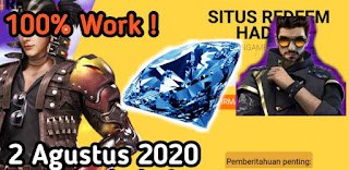 Kode Redeem FF 2 Agustus 2020 Kode Redeem FF 2 Agustus 2020